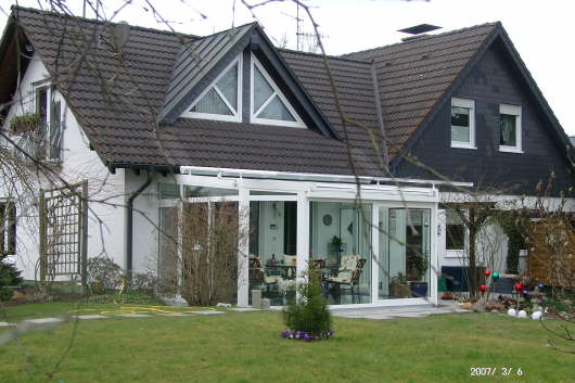 06.03.2007: Unser neuer Wintergarten