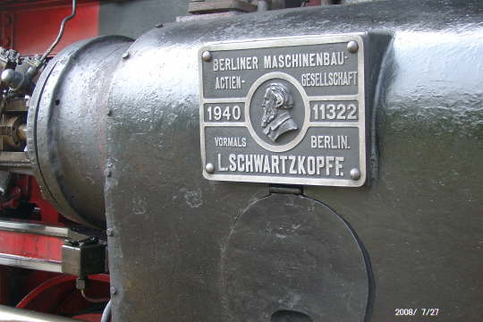 Schnellfahrdampflok  01 1066 wurde 1940