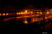 Bahnhof bei Nacht