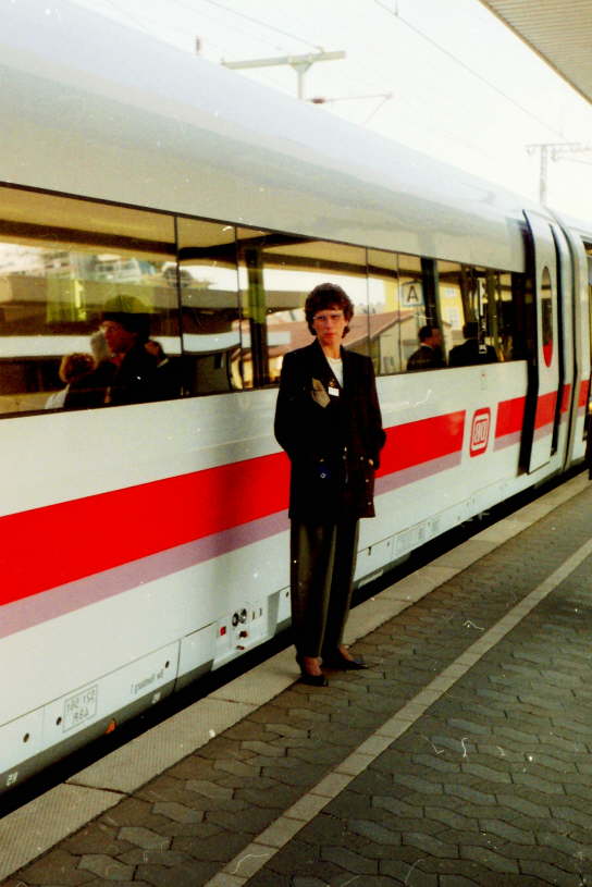 12.04.1991: Auf dem Bahnhof