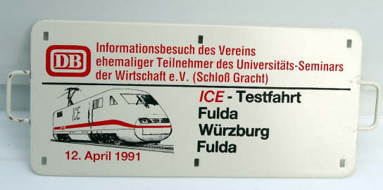 12.04.1991: "Fahrkarte"